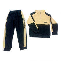 ست بلوز و شلوار کودک وارداتی طرح نیم زیپ کد 2205642