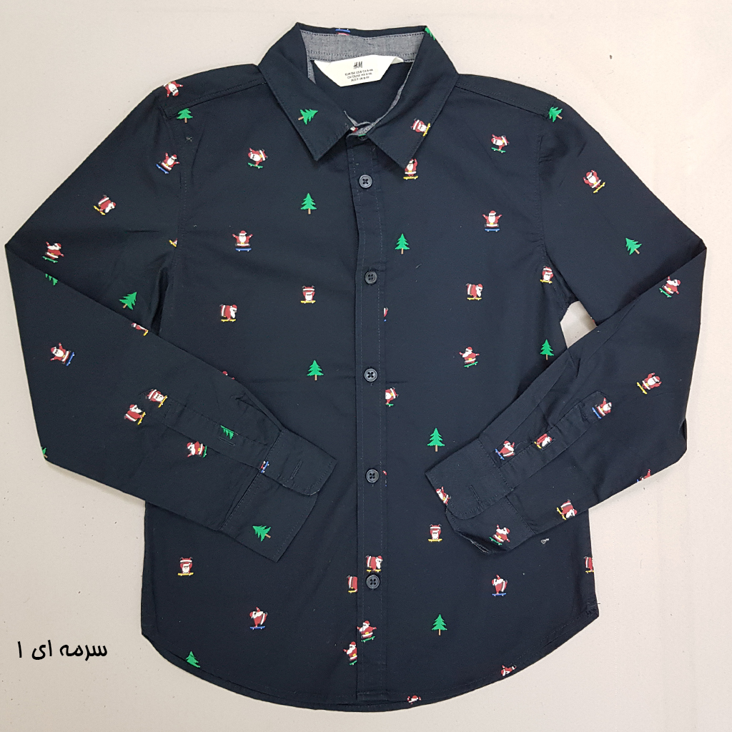 پیراهن پسرانه 29460 سایز 8 تا 15 سال مارک H&M