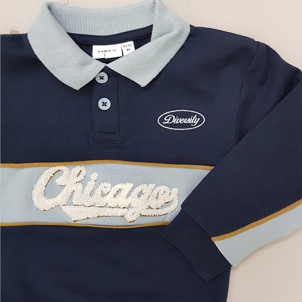 پلیور یقه دار پسرانه 29513 سایز 9 ماه تا 14 سال مارک Name It