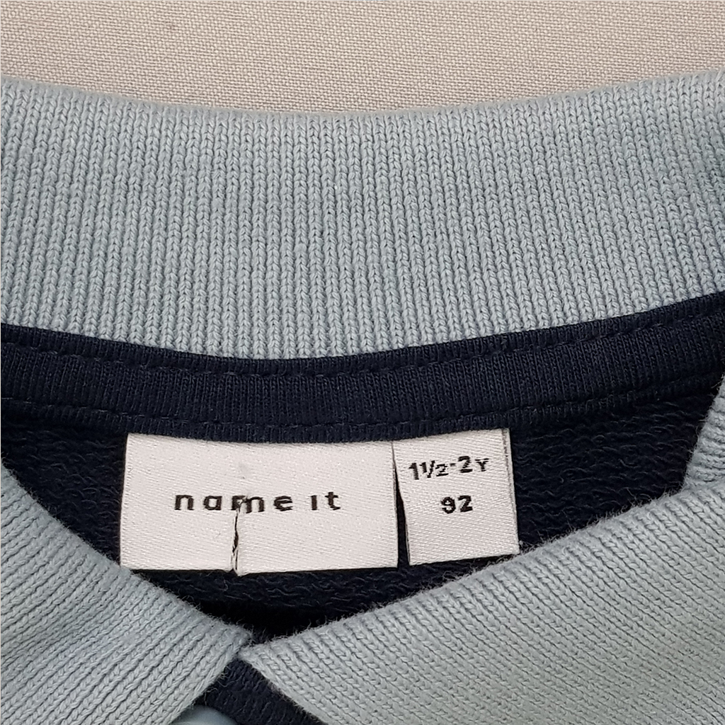 پلیور یقه دار پسرانه 29513 سایز 9 ماه تا 14 سال مارک Name It