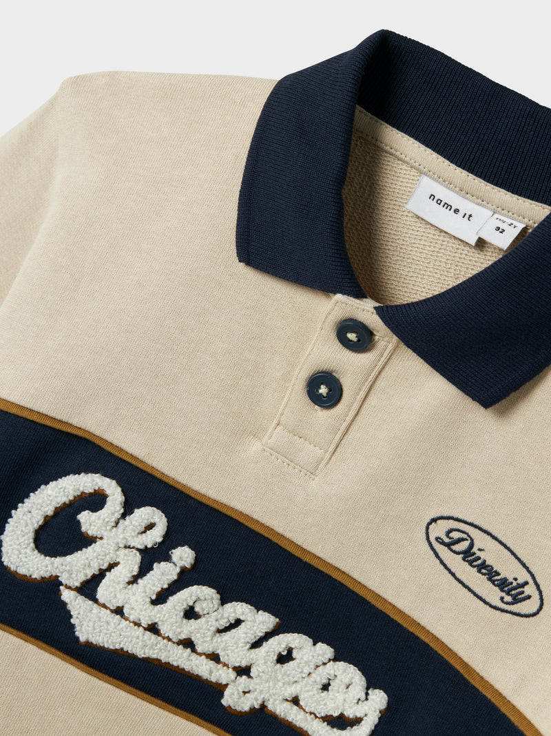 پلیور یقه دار پسرانه 29513 سایز 9 ماه تا 14 سال مارک Name It