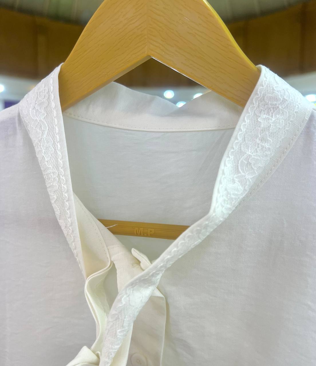 شومیز یقه گیپوری زنانه کد 418645