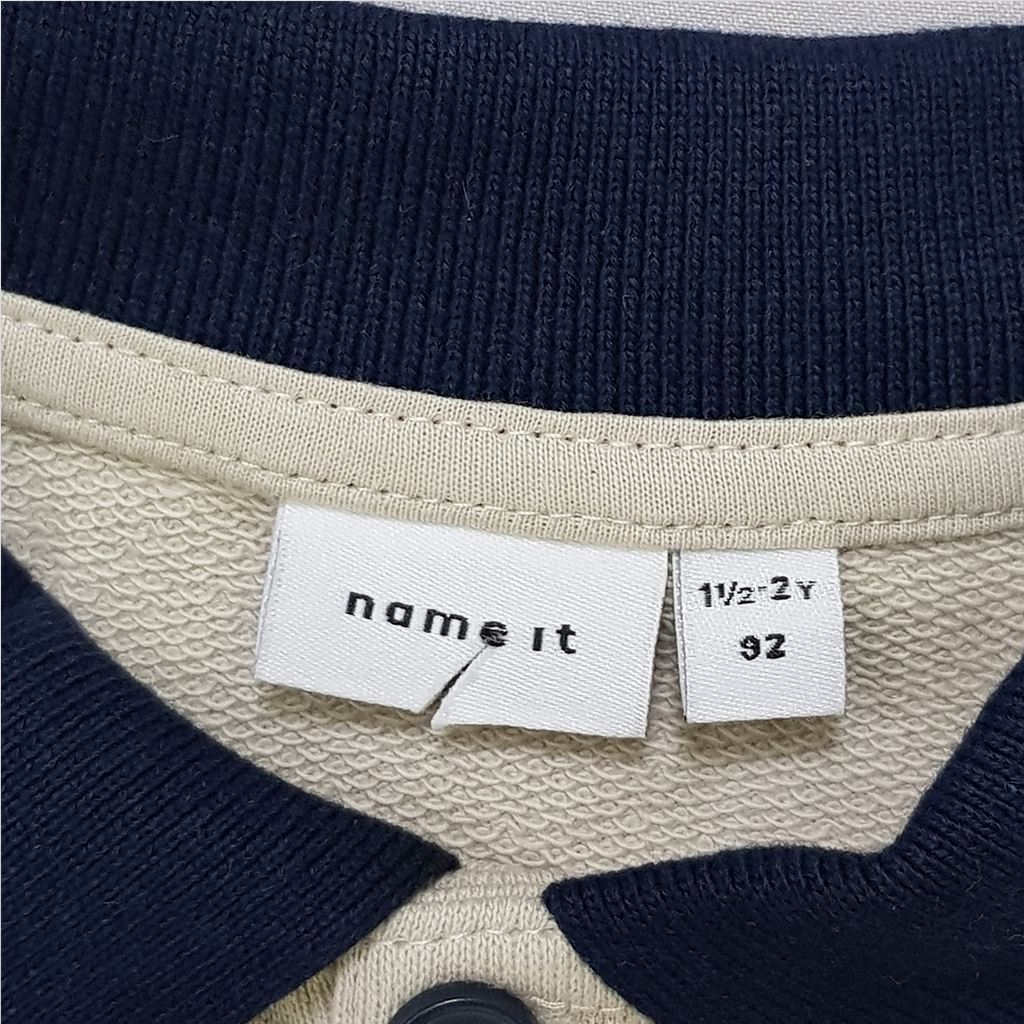 پلیور یقه دار پسرانه 29513 سایز 9 ماه تا 14 سال مارک Name It   *