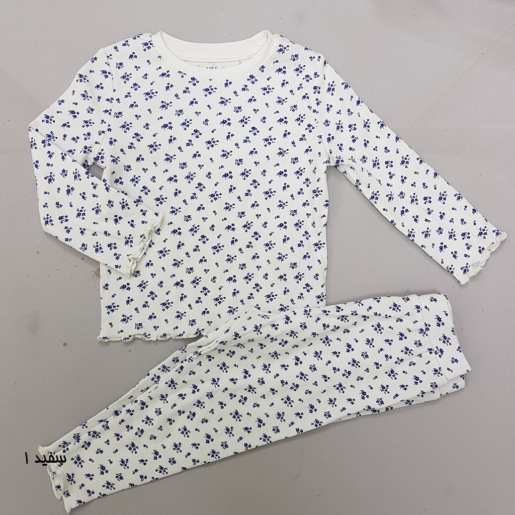 ست دخترانه 29495 سایز 1 تا 8 سال مارک M&S