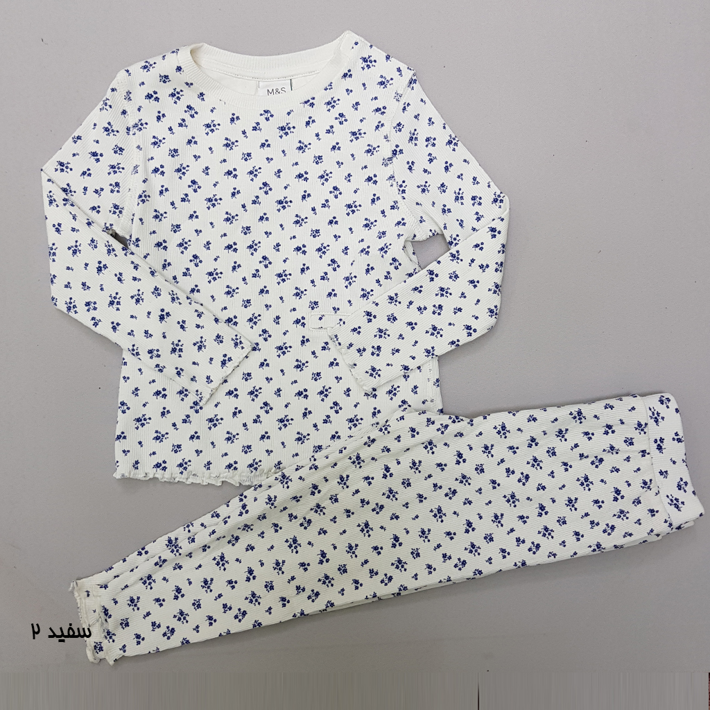 ست دخترانه 29495 سایز 1 تا 8 سال مارک M&S