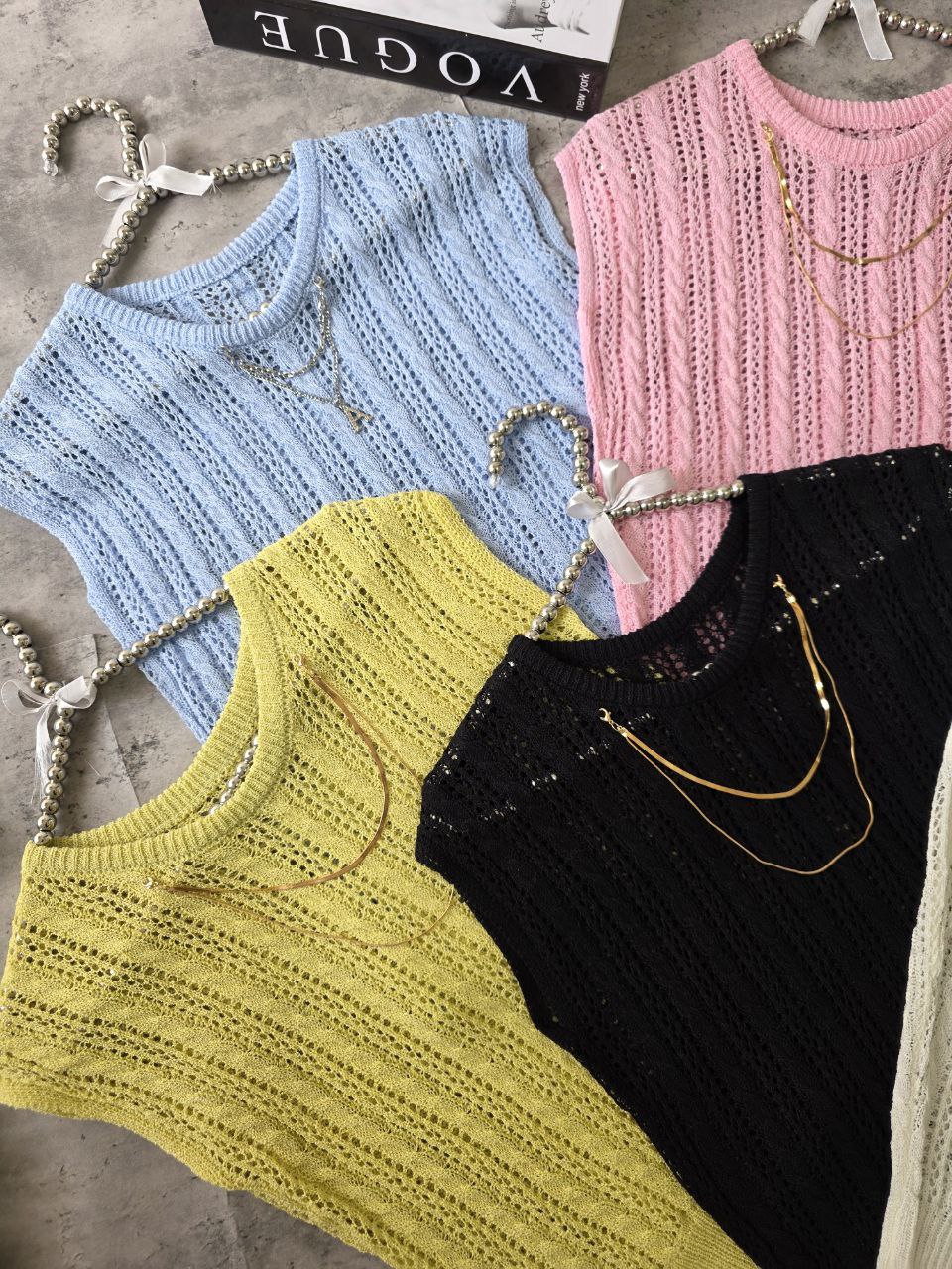 تاپ بافت مجلسی زنانه کد 418654