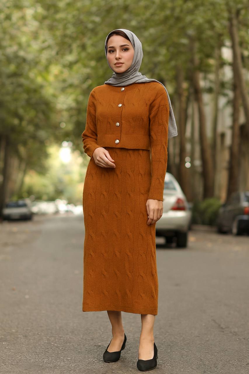 سارافون دو تیکه زنانه کد 418656