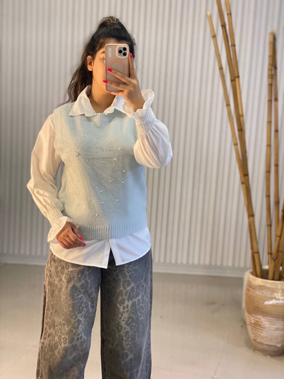 ست شومیز وست زنانه کد 418657