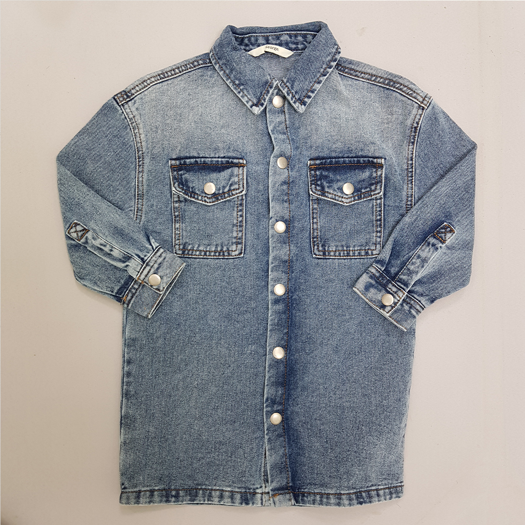 مانتو جینز دخترانه 29466 سایز 3 تا 14 سال مارک GEORGE