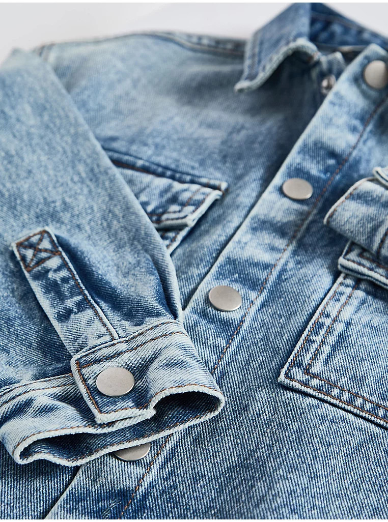 مانتو جینز دخترانه 29466 سایز 3 تا 14 سال مارک GEORGE