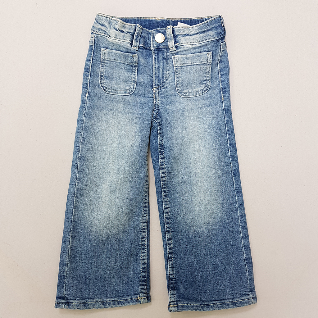 شلوار جینز دخترانه 29605 سایز 1.5 تا 10 سال مارک H&M