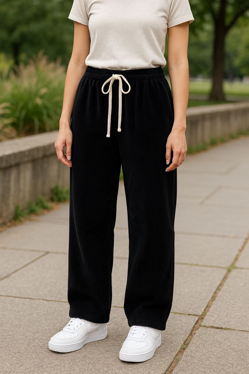 شلوار مخمل کبریتی تو کرک زنانه کد 418718