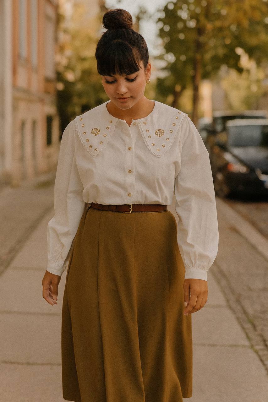 شومیز نخ کتان زنانه کد 418724