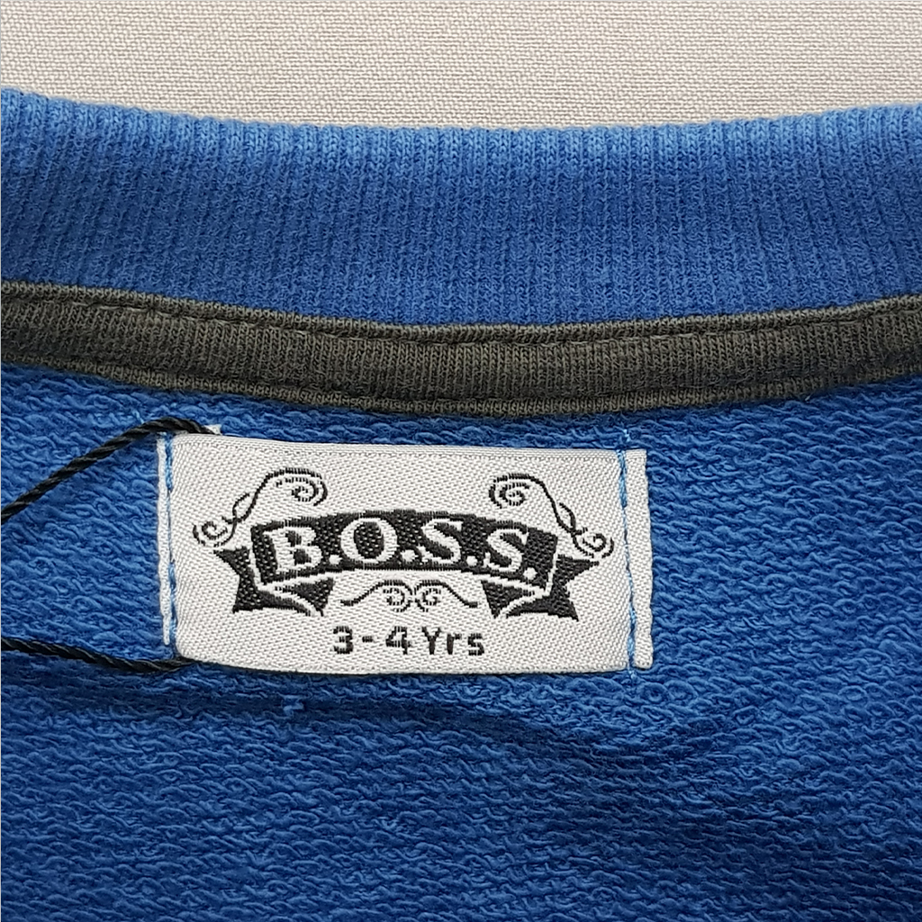 ست پلیور و شلوار پسرانه 29542 سایز 3 تا 14 سال کد 1 مارک B.O.S.S