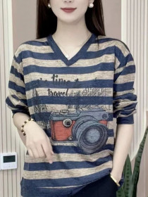 بلوز بافت زنانه کد 418738