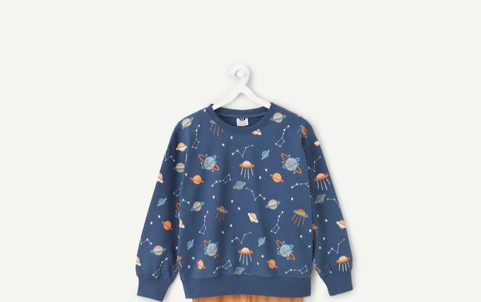 پلیور پسرانه 29729 سایز 2 تا 14 سال مارک Tapea Loeil