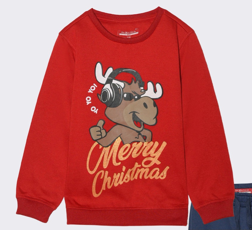 پلیور پسرانه 29805 سایز 4 تا 12 سال مارک Piaza Italia