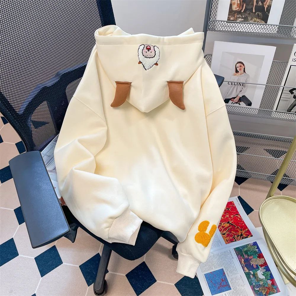 سویشرت عروسکی گوش دار دخترانه کد 418745