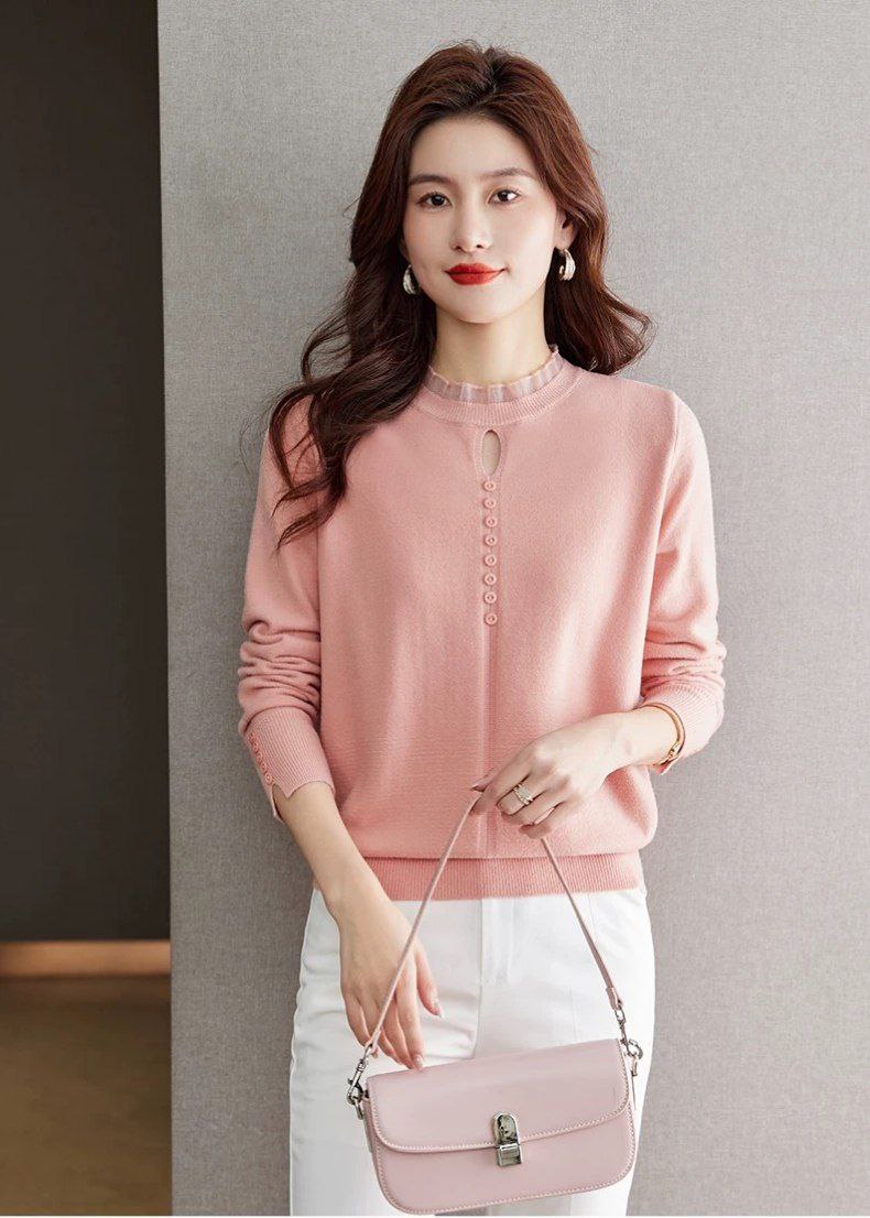 بلوز بافت مجلسی زنانه کد 418752