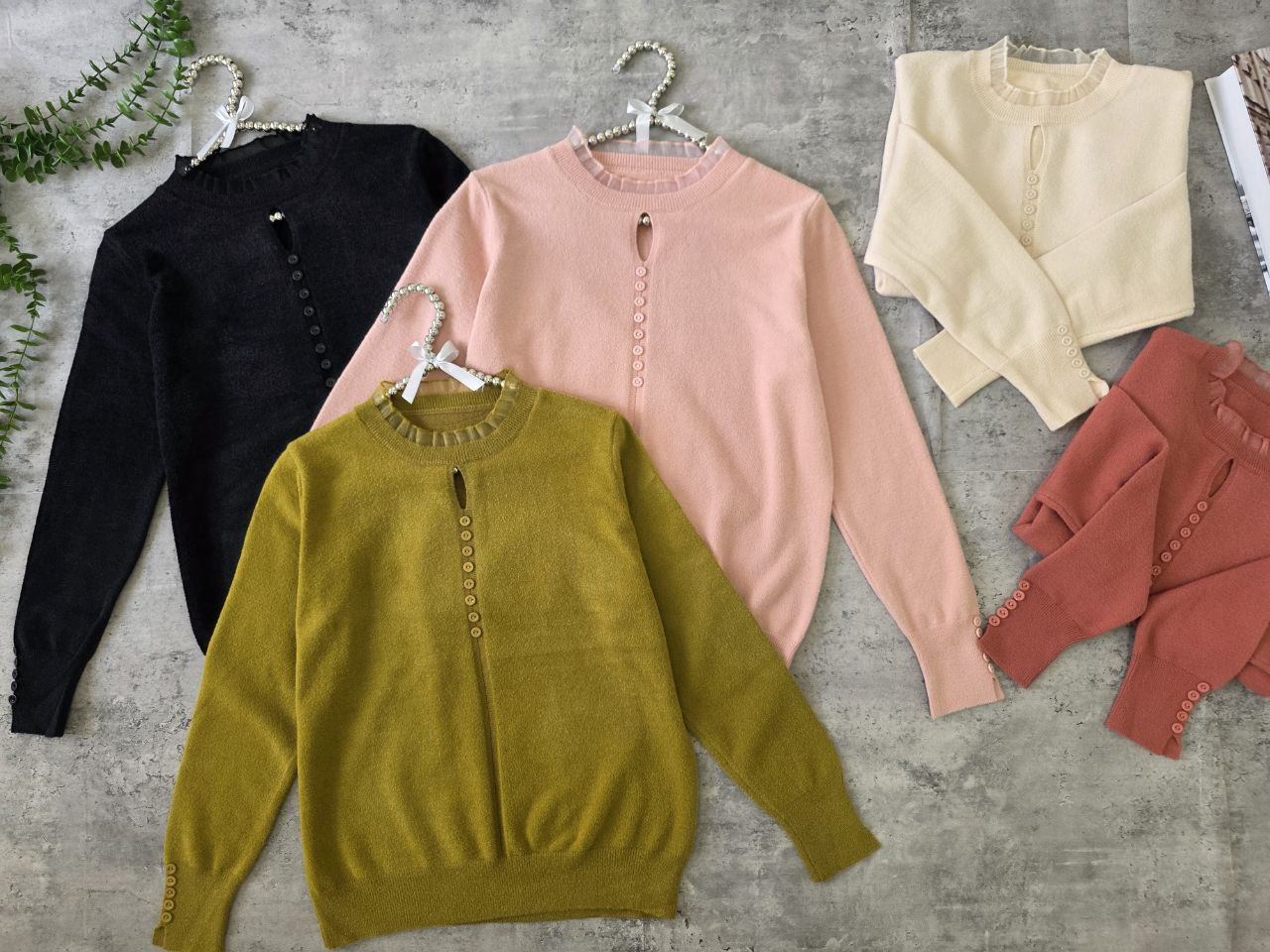 بلوز بافت مجلسی زنانه کد 418752