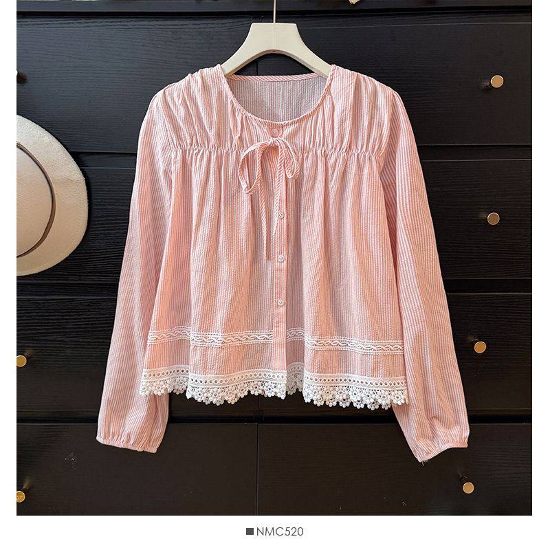 شومیز کرپ نخ زنانه کد 418757