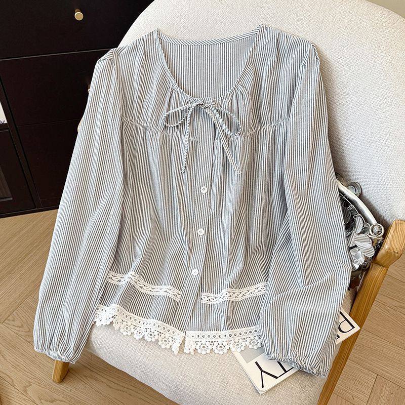 شومیز کرپ نخ زنانه کد 418757