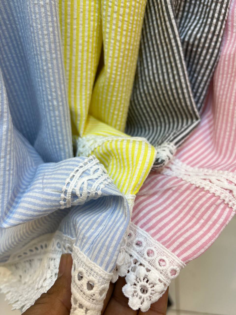 شومیز کرپ نخ زنانه کد 418757