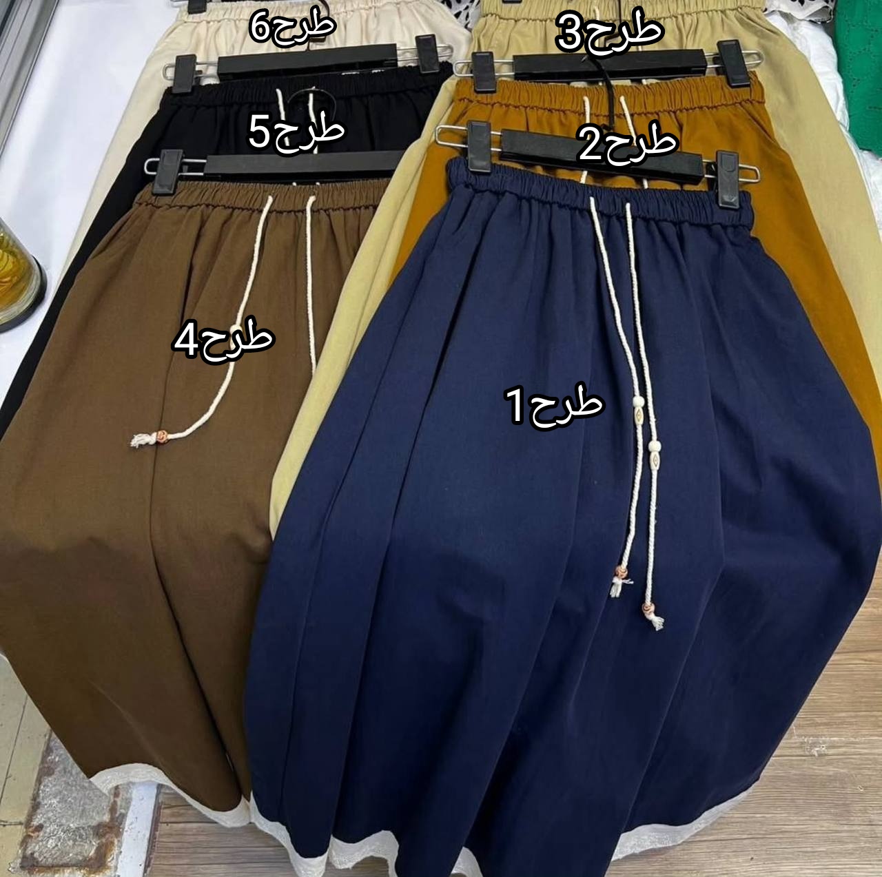 دامن کتان زنانه کد 418761