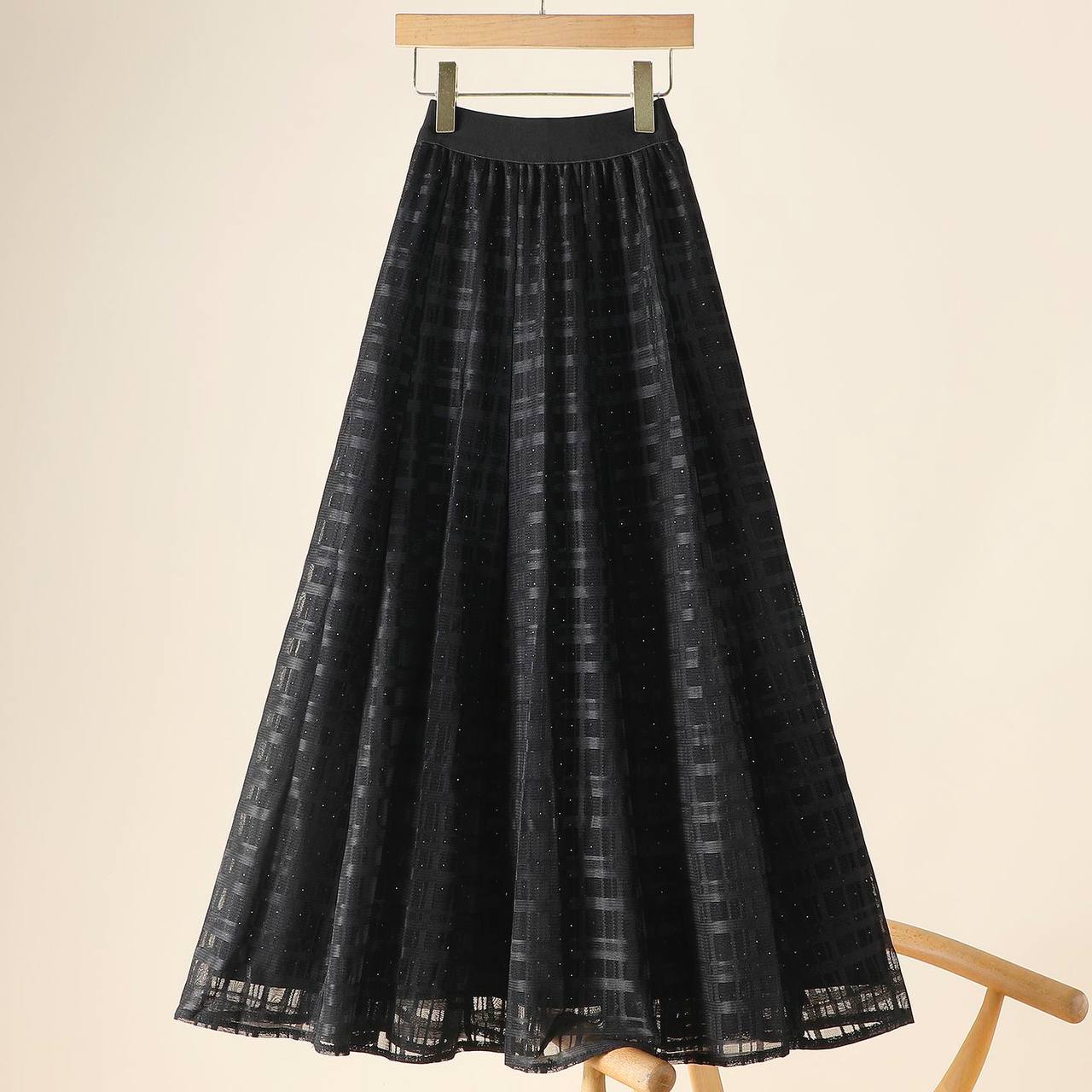 دامن تور  نگین دار زنانه کد 418763