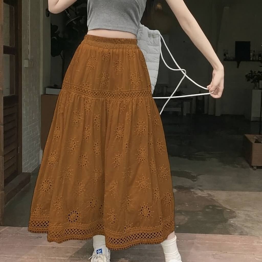 دامن خامه دوزی زنانه کد 418764