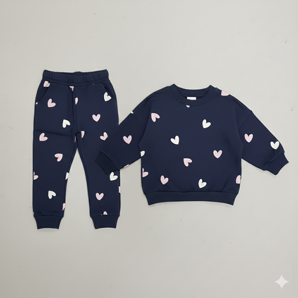 ست پلیور شلوار دخترانه 29672 سایز 1 تا 6 سال مارک KD