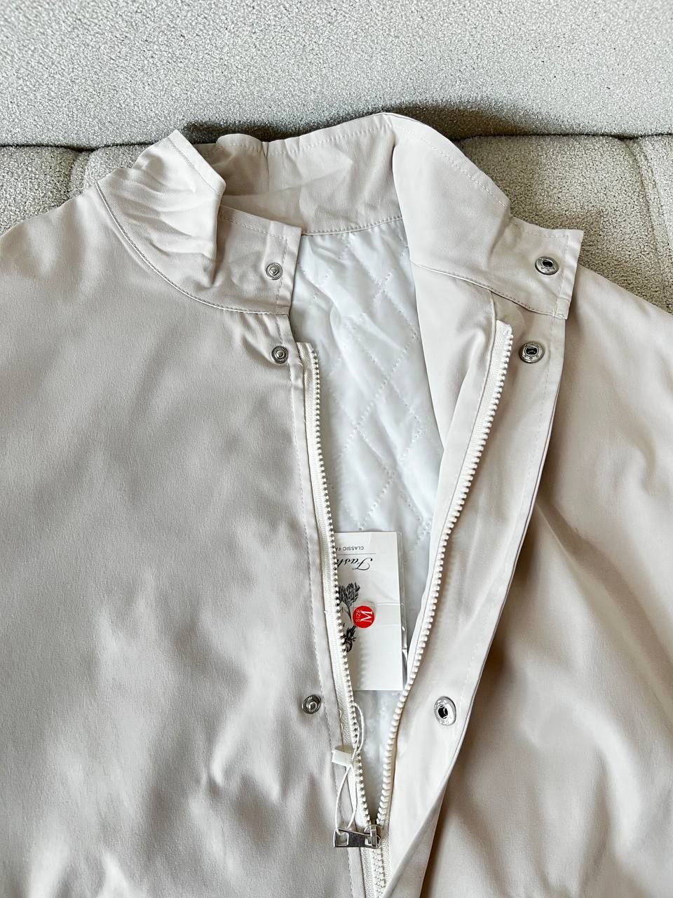 بامبر جکت کتان زنانه کد 418810