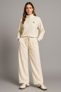 ست سویشرت شلوار کبریتی تو کرک زنانه کد 418811