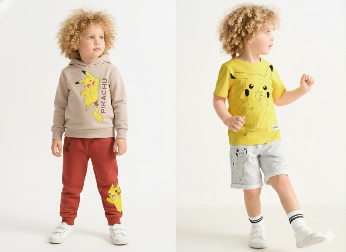 ست هودی و شلوار پسرانه 29914 سایز 4 تا 11 سال مارک C&A