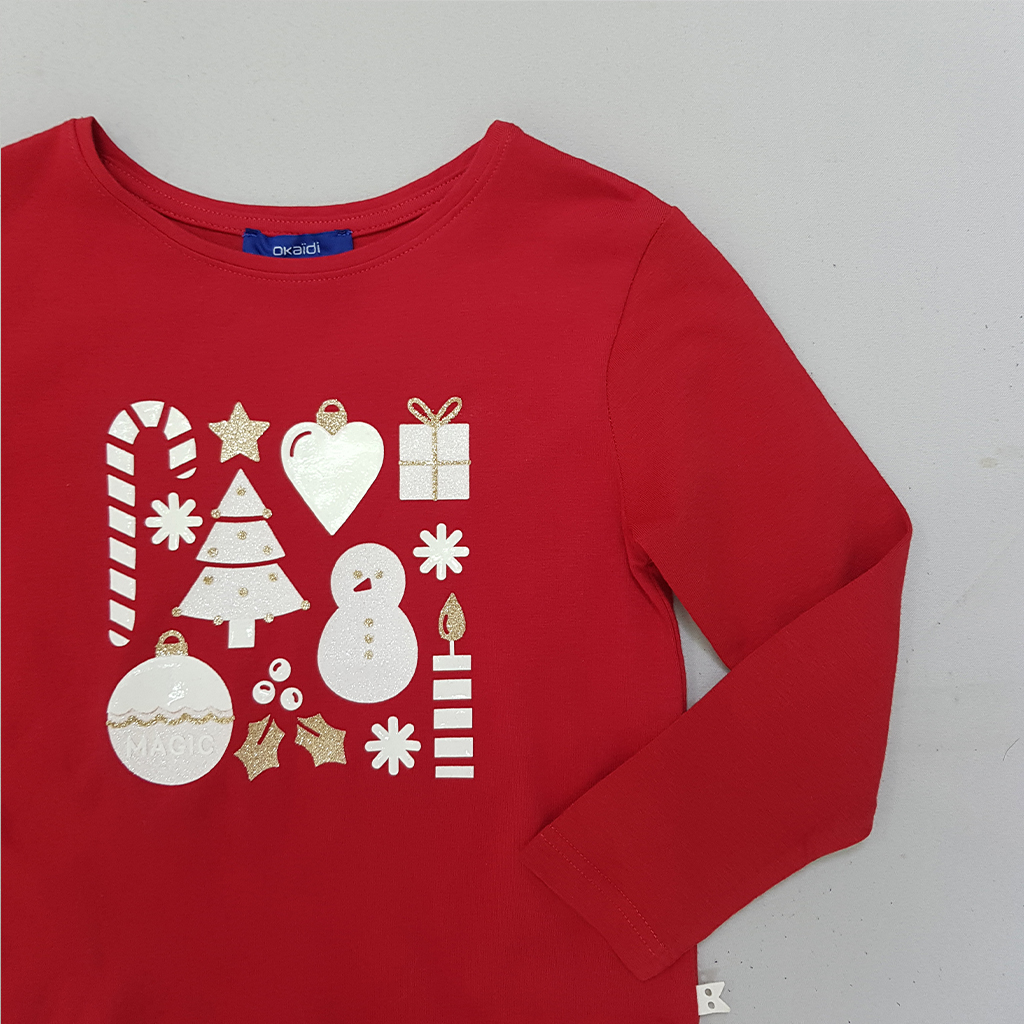 بلوز دخترانه 29963 سایز 3 تا 12 سال مارک OKAIDI