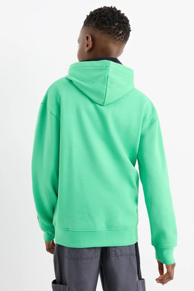 هودی پسرانه 29908 سایز 8 تا 15 سال مارک Mini Craft   *