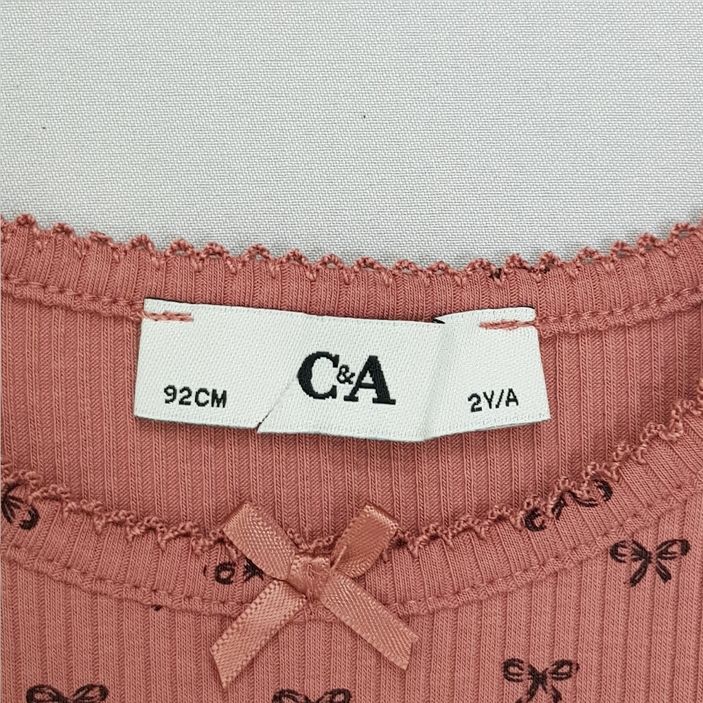 بلوز دخترانه 29412 سایز 2 تا 10 سال مارک C&A   *