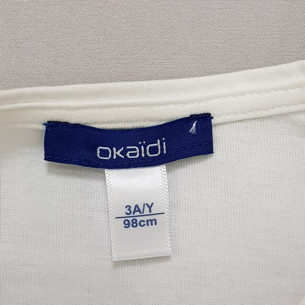 بلوز دخترانه 29960 سایز 3 تا 12 سال مارک OKAIDI