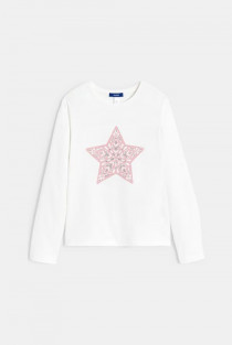 بلوز دخترانه 29960 سایز 3 تا 12 سال مارک OKAIDI