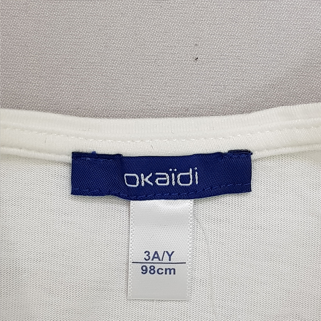 بلوز دخترانه 29964 سایز 3 تا 14 سال مارک OKAIDI