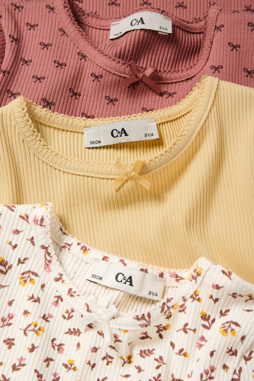 بلوز دخترانه 29413 سایز 2 تا 9 سال مارک C&A