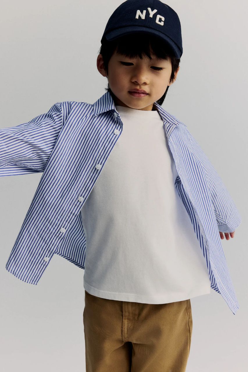 پیراهن پسرانه 29981 سایز 4 تا 10 سال مارک H&M