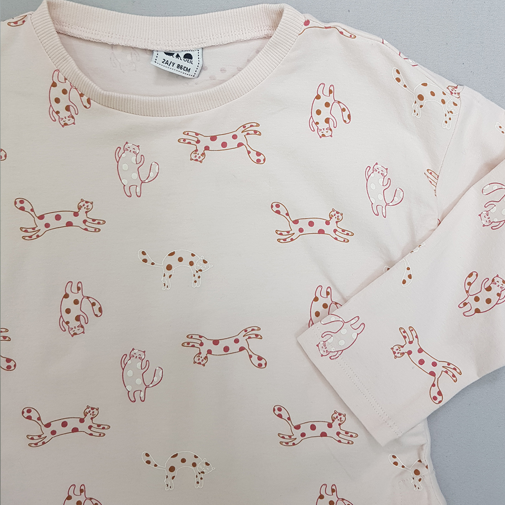 ست دخترانه 29647 سایز 2 تا 14 سال مارک Tapea Loeil