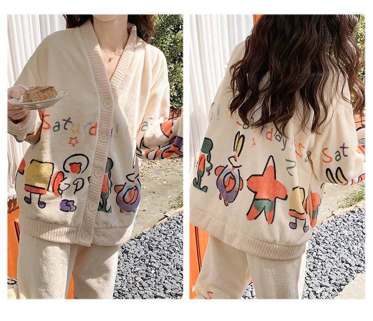 ست تدی دکمه دار طرح پاتریک زنانه کد 418813