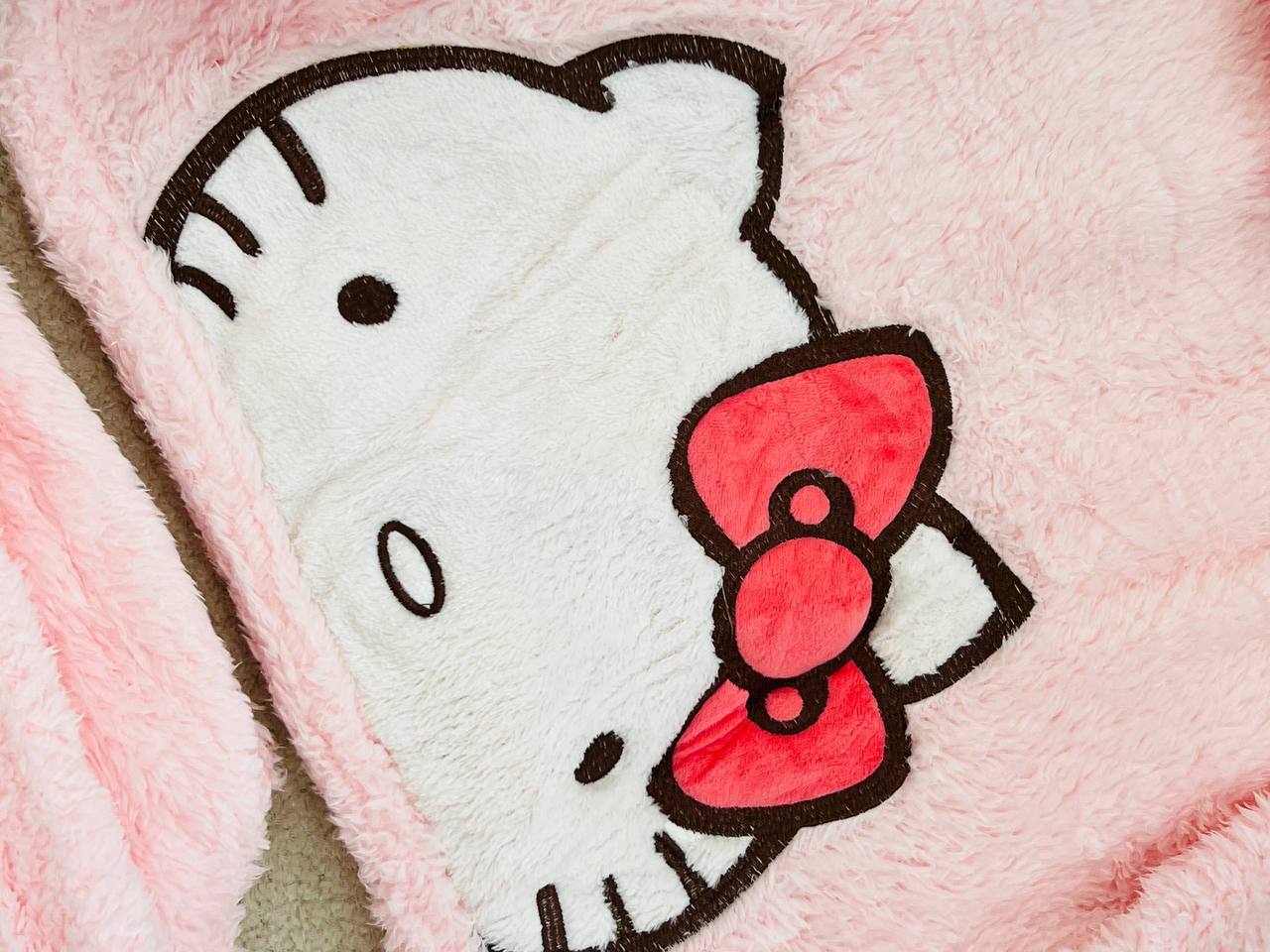 ست تدی گرم بالا طرح هلو کیتی دخترانه کد 418815