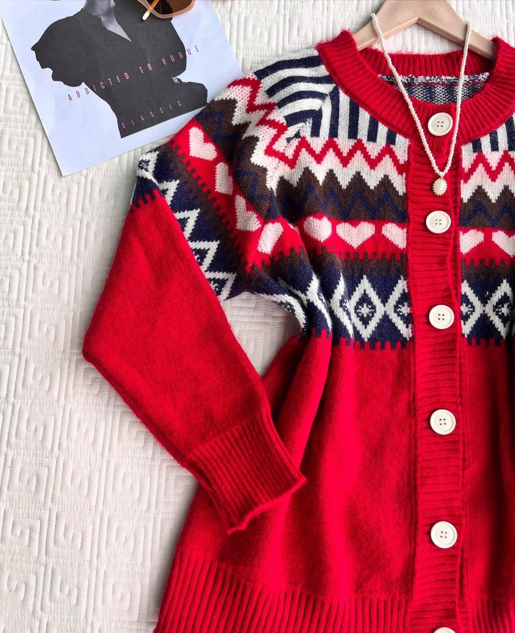 ژاکت بافت زنانه کد 418820