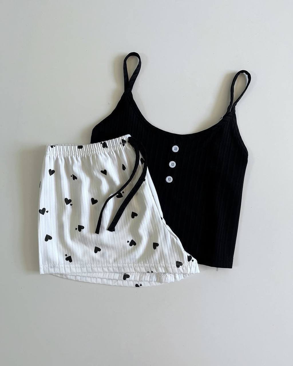 ست دو تیکه کراپی قلبی زنانه کد 418824