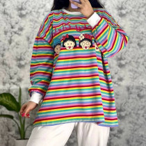 دورس قواره دار رنگین کمانی زنانه کد 418827