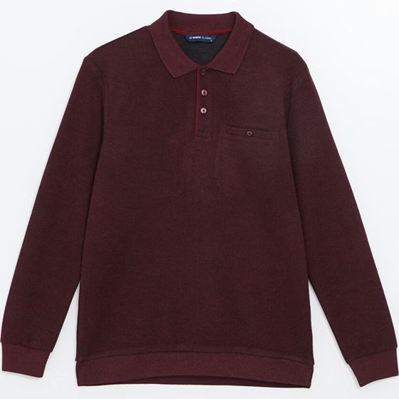 بافت یقه دار مردانه 29733 مارک LC WAIKIKI