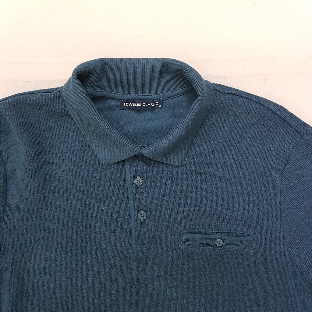 بافت یقه دار مردانه 29731 مارک LC WAIKIKI